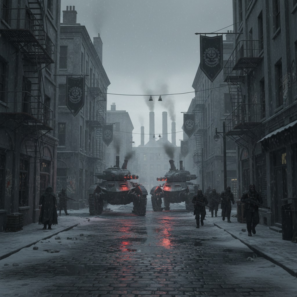 Оккупированный город - паровые машины адлерусской империи